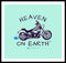 Motorcycle Heaven On Earth - Framed Print