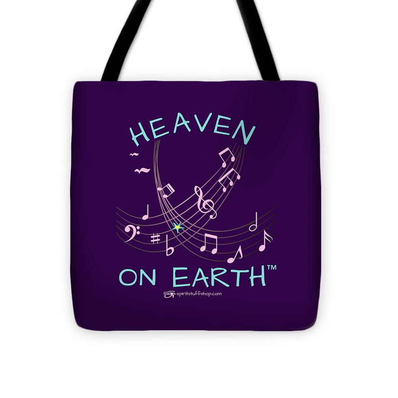Music Heaven On Earth - Tote Bag