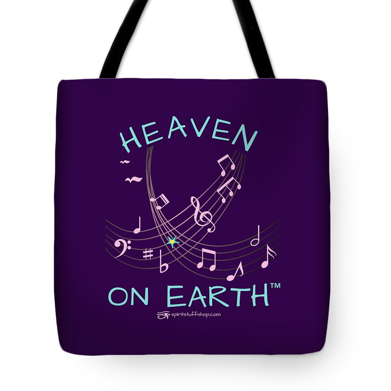 Music Heaven On Earth - Tote Bag