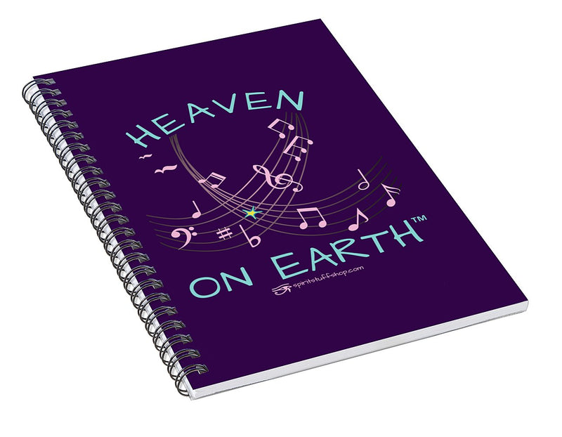 Music Heaven On Earth - Spiral Notebook