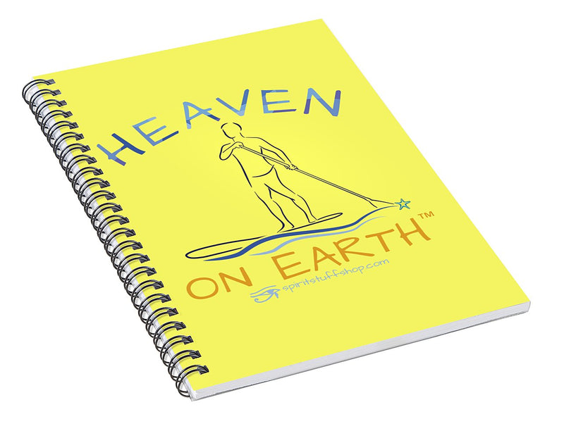 Paddle Board Heaven On Earth - Spiral Notebook