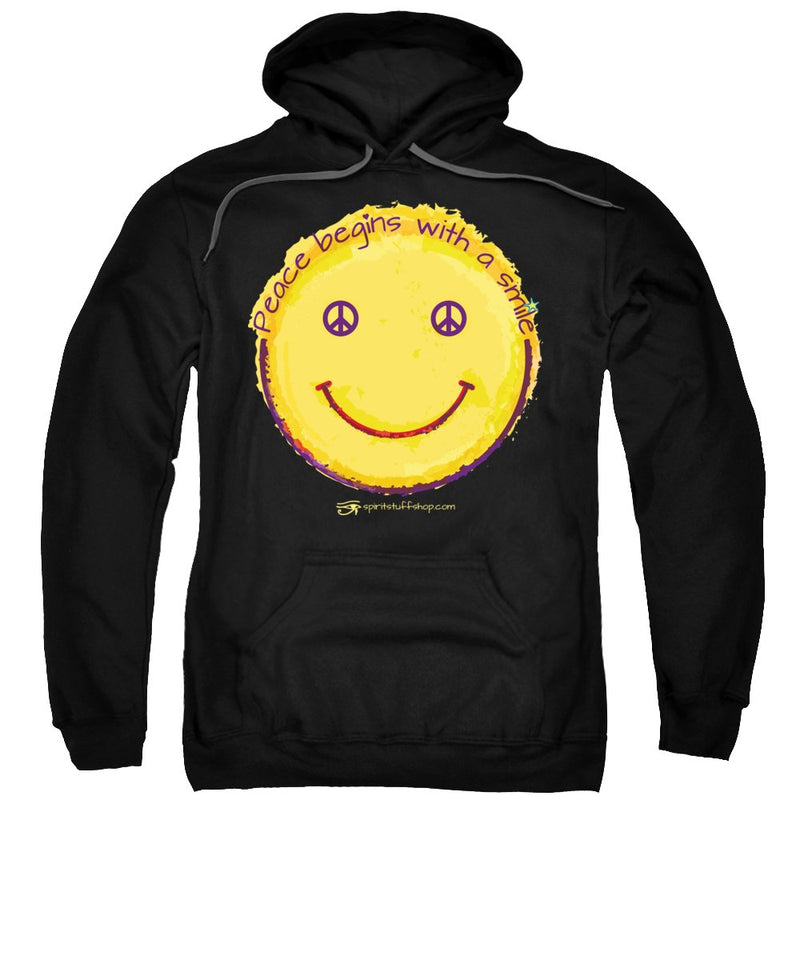 Peace Begins With A Smile - Sweatshirt