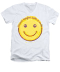Peace Begins With A Smile - Men's V-Neck T-Shirt