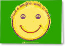 Peace Begins With A Smile - Greeting Card