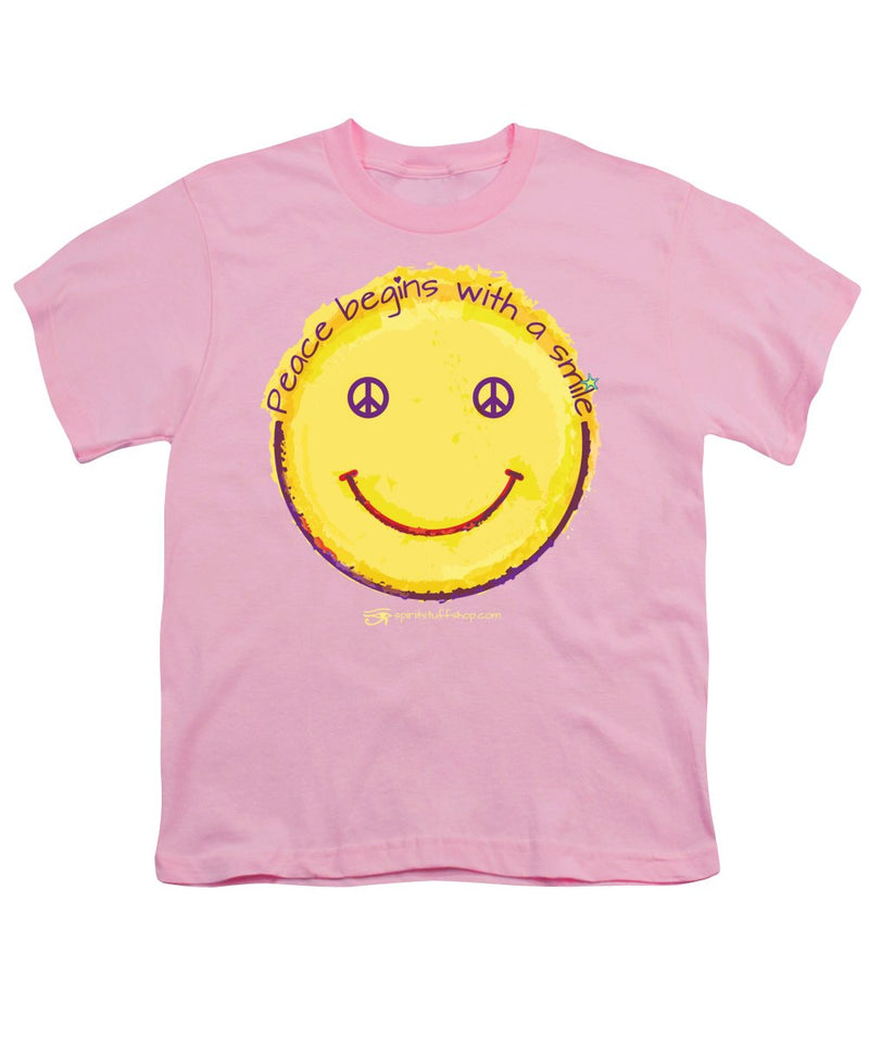 Peace Begins With A Smile - Youth T-Shirt