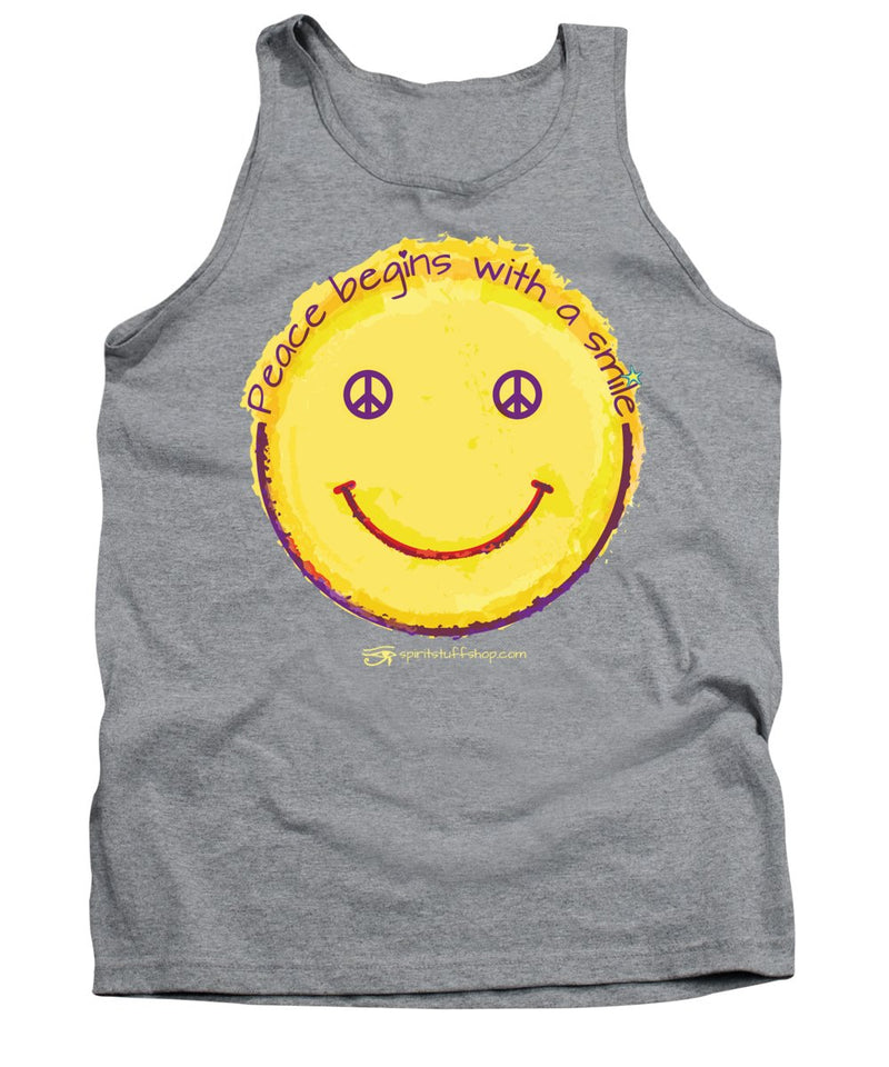 Peace Begins With A Smile - Tank Top