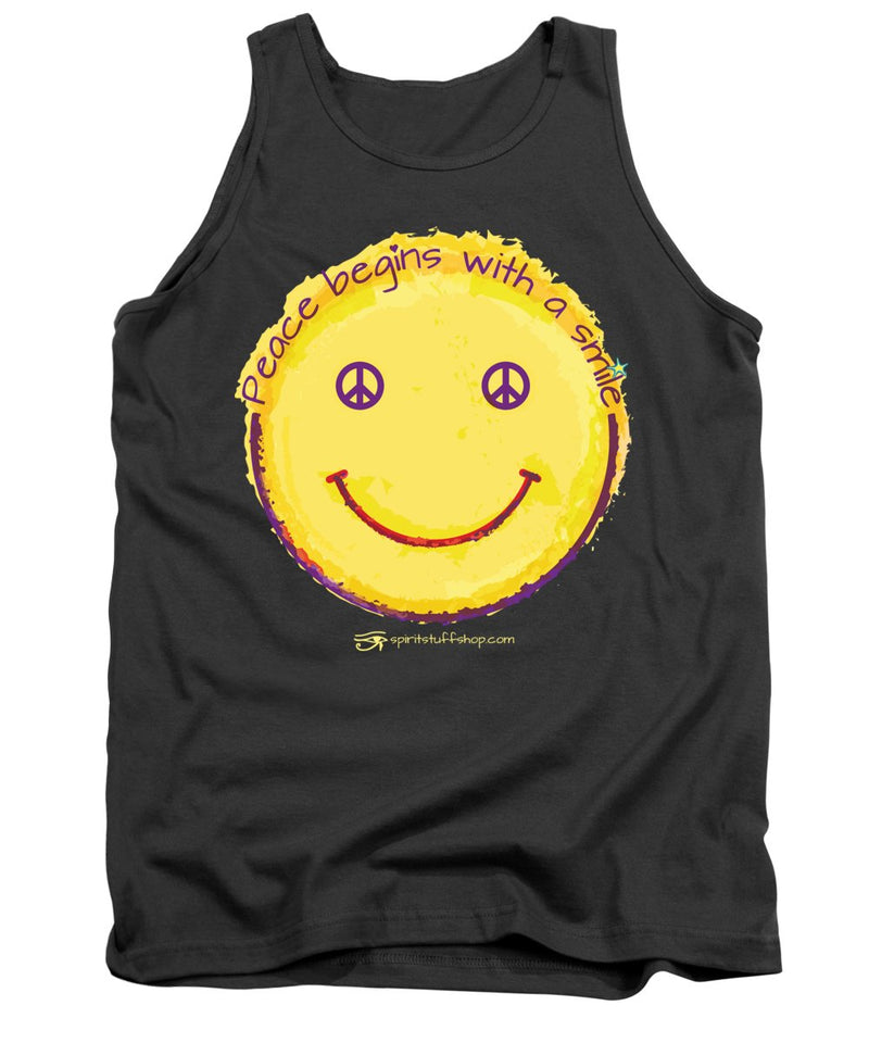 Peace Begins With A Smile - Tank Top