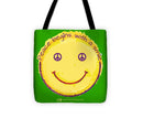 Peace Begins With A Smile - Tote Bag