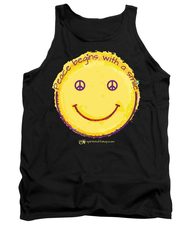 Peace Begins With A Smile - Tank Top