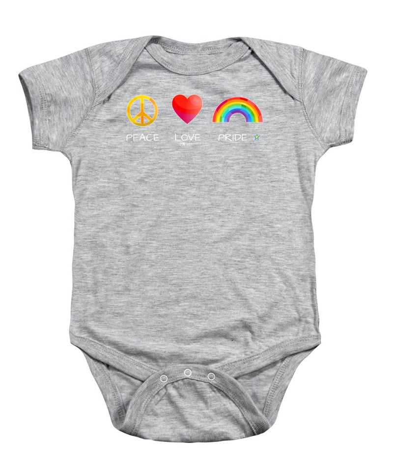 Peace Love And Pride - Baby Onesie