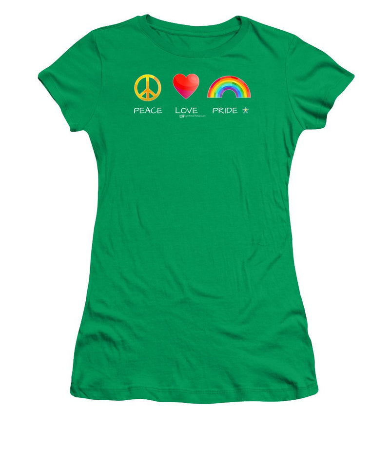 Peace Love And Pride - Women's T-Shirt