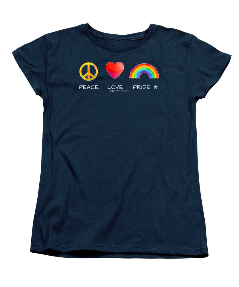 Peace Love And Pride - Women's T-Shirt (Standard Fit)