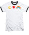 Peace Love And Pride - Baseball T-Shirt