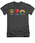 Peace Love And Pride - Men's V-Neck T-Shirt