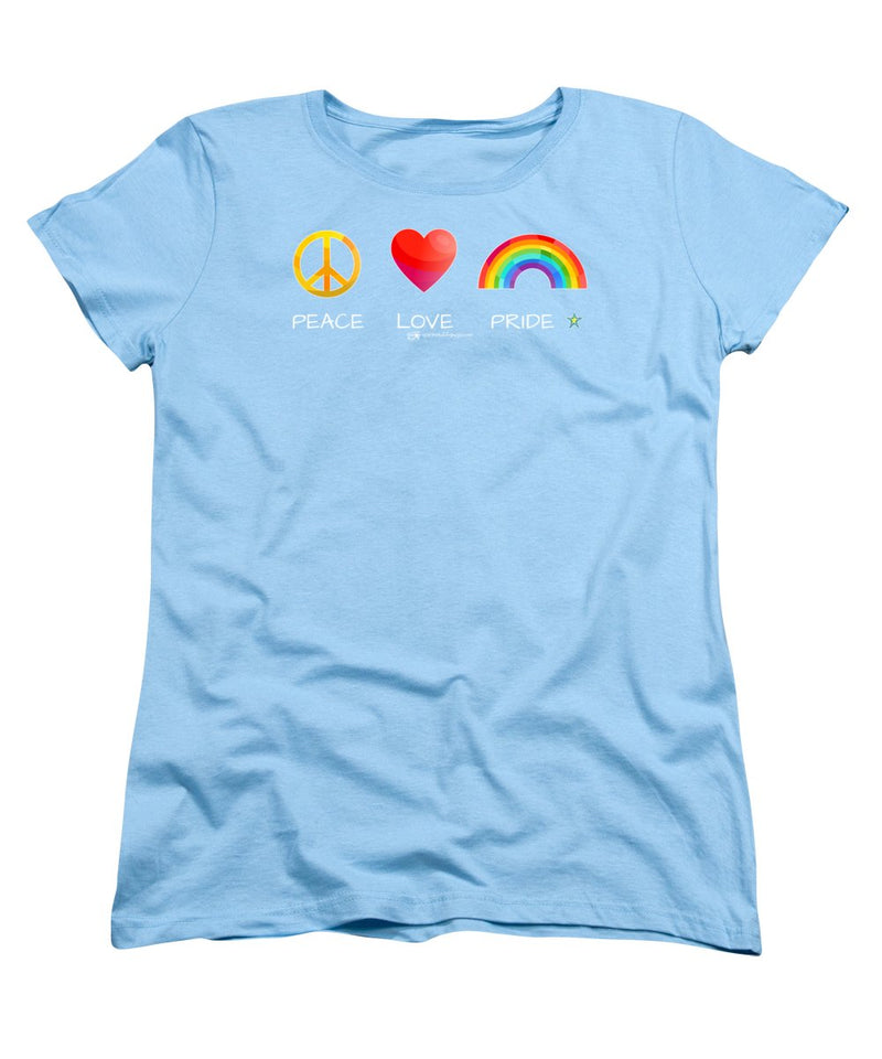 Peace Love And Pride - Women's T-Shirt (Standard Fit)