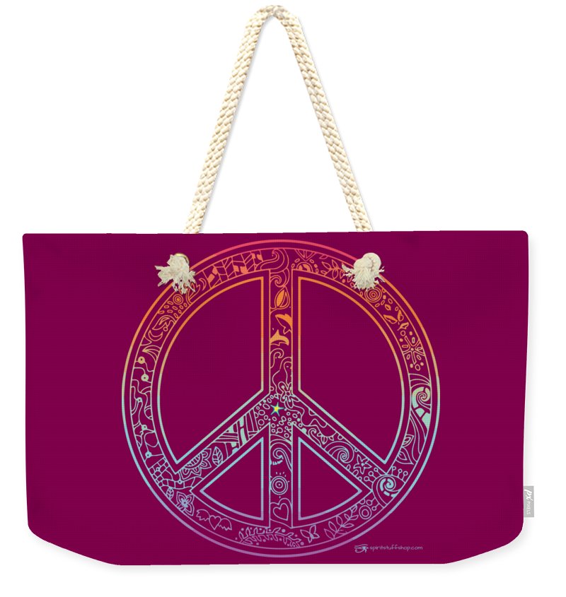 Peace Sign - Weekender Tote Bag