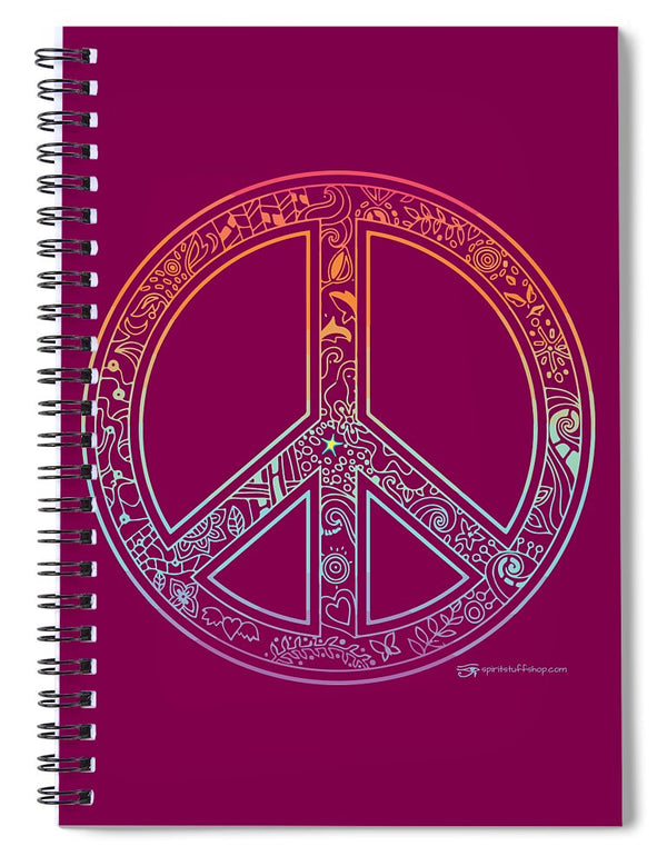 Peace Sign - Spiral Notebook