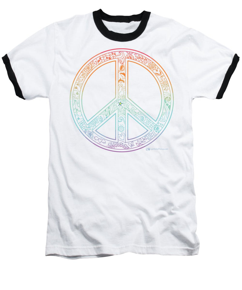 Peace Sign - Baseball T-Shirt