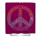 Peace Sign - Shower Curtain
