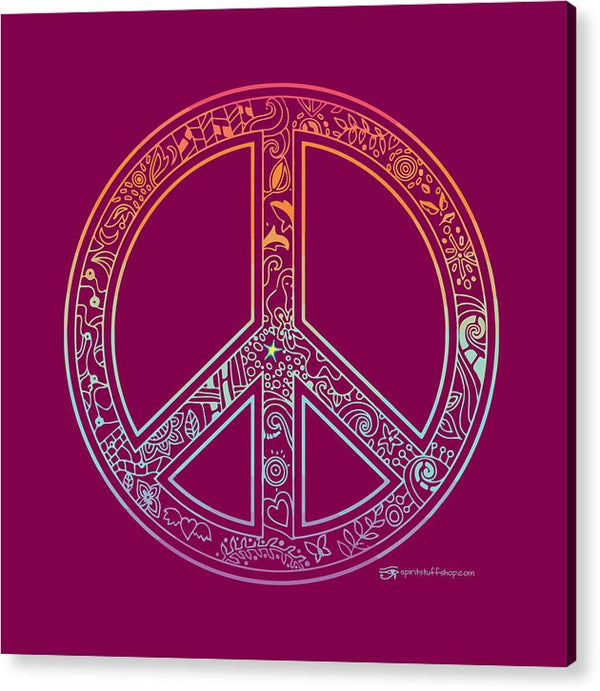 Peace Sign - Acrylic Print