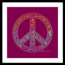 Peace Sign - Framed Print