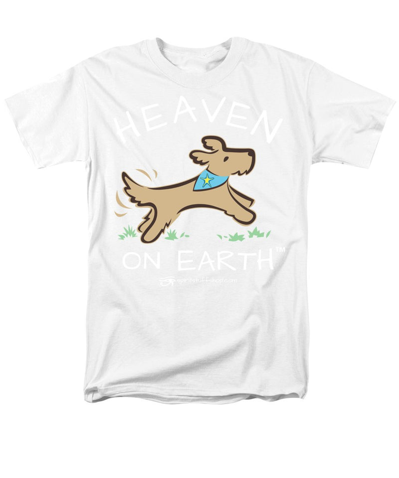 Pup/dog Heaven On Earth - Men's T-Shirt  (Regular Fit)