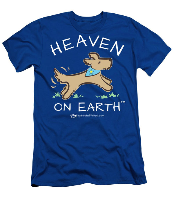 Pup/dog Heaven On Earth - Men's T-Shirt (Athletic Fit)