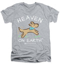 Pup/dog Heaven On Earth - Men's V-Neck T-Shirt