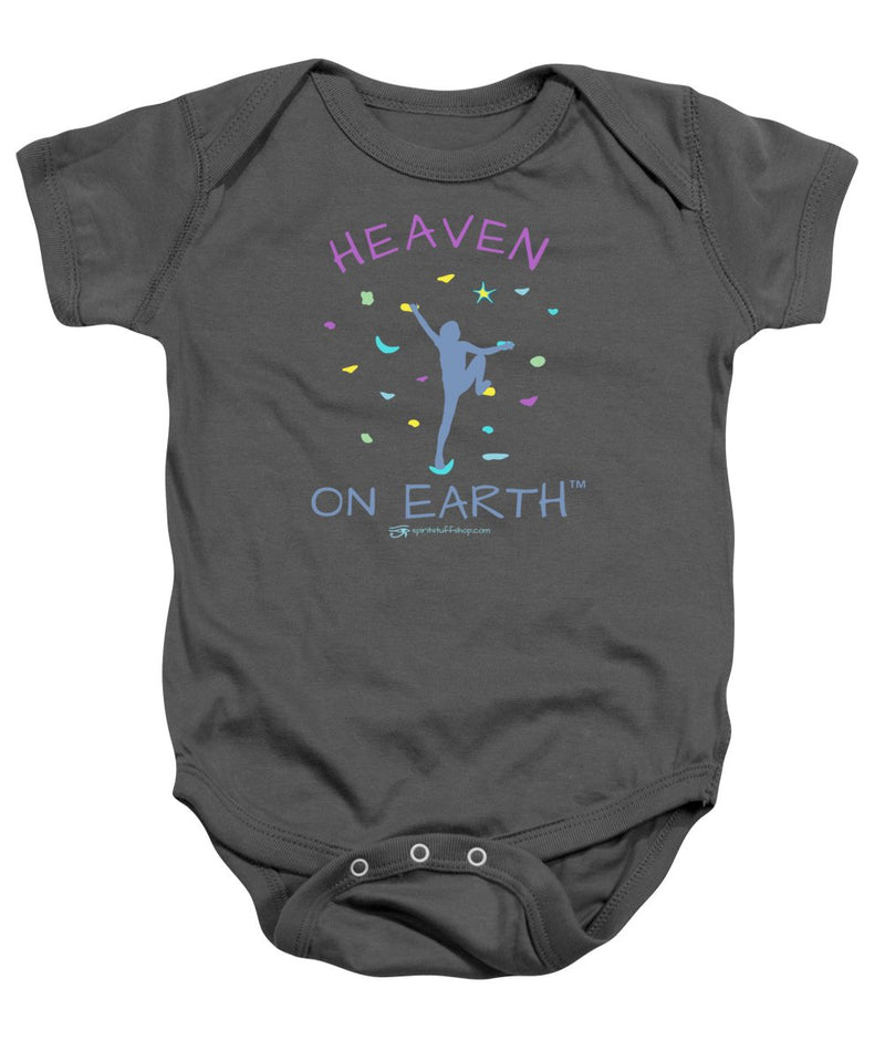Rock Climbing Heaven On Earth - Baby Onesie
