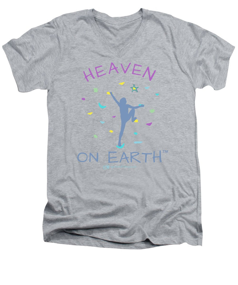 Rock Climbing Heaven On Earth - Men's V-Neck T-Shirt