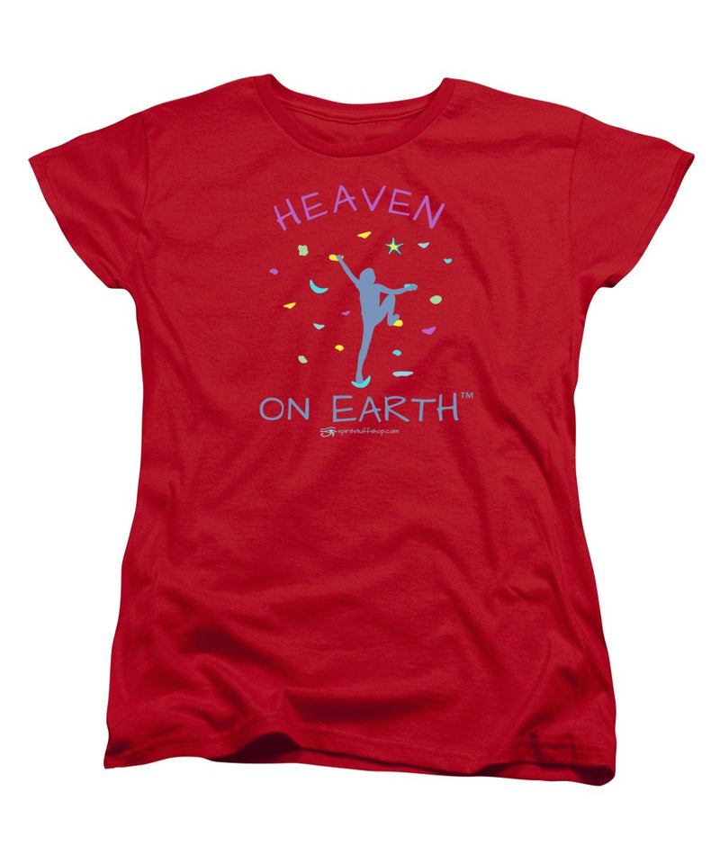Rock Climbing Heaven On Earth - Women's T-Shirt (Standard Fit)