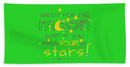 Shoot For The Moon Even If You Miss Your In The Stars - Beach Towel