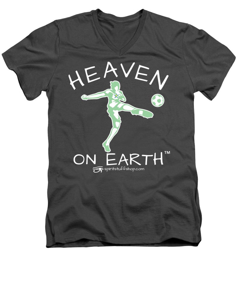 Soccer Heaven On Earth - Men's V-Neck T-Shirt