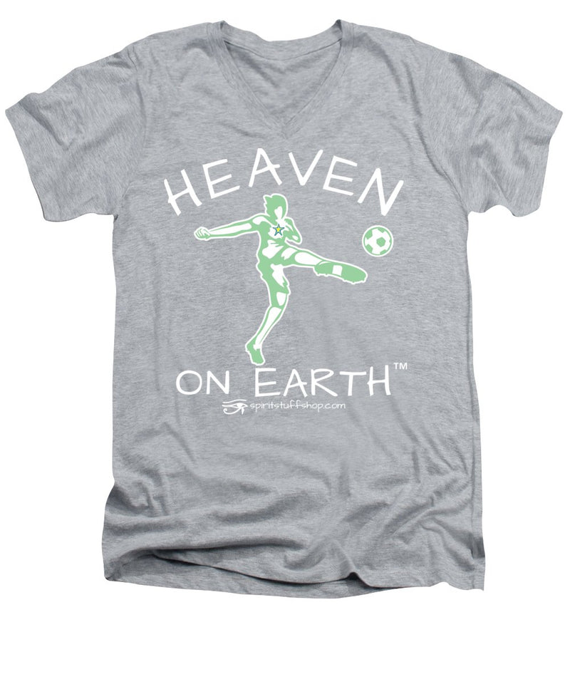 Soccer Heaven On Earth - Men's V-Neck T-Shirt