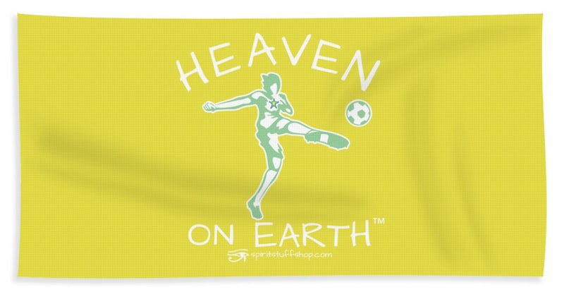 Soccer Heaven On Earth - Beach Towel