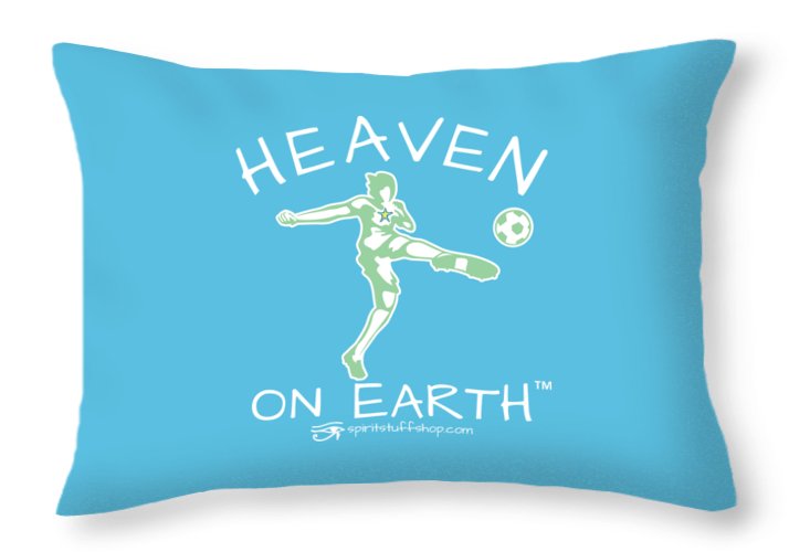 Soccer Heaven On Earth - Throw Pillow