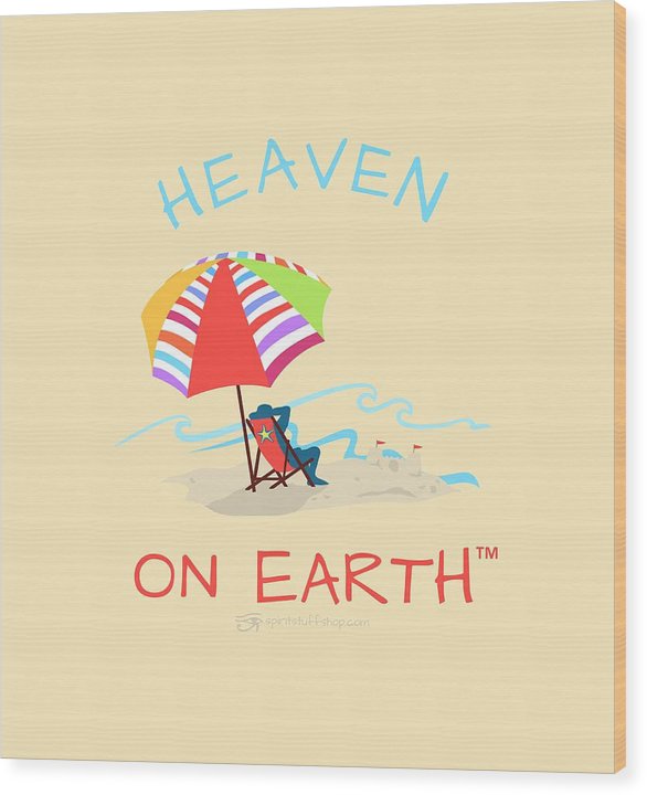 Summer Scene Heaven On Earth - Wood Print