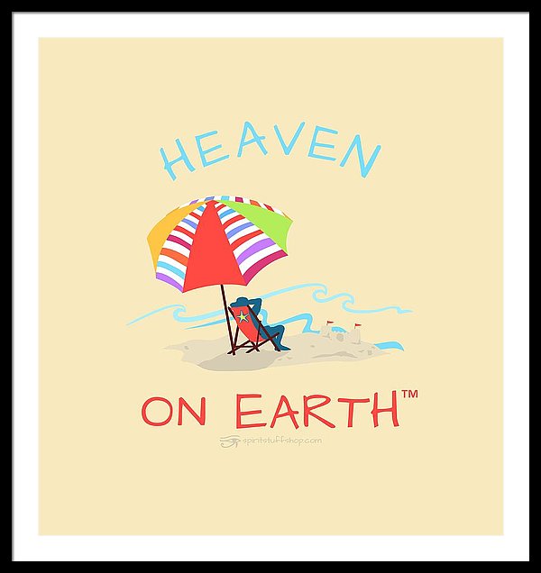 Summer Scene Heaven On Earth - Framed Print