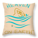 Swimming Heaven On Earth - Throw Pillow