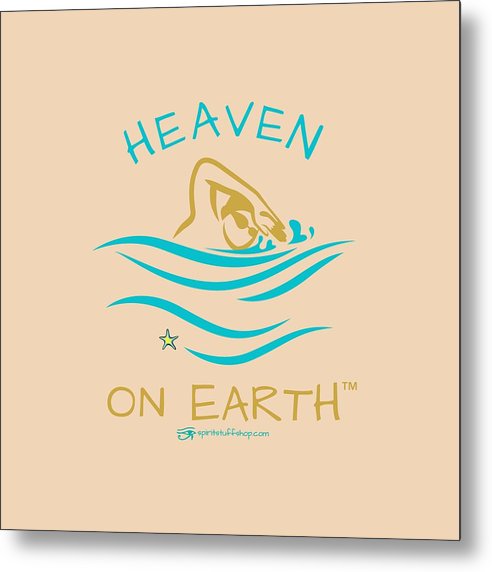 Swimming Heaven On Earth - Metal Print