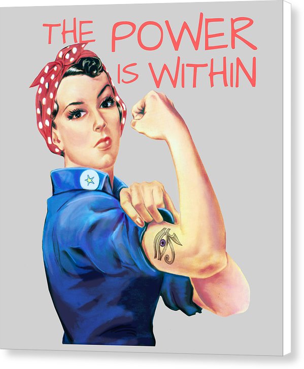 The Power Is Within - Canvas Print