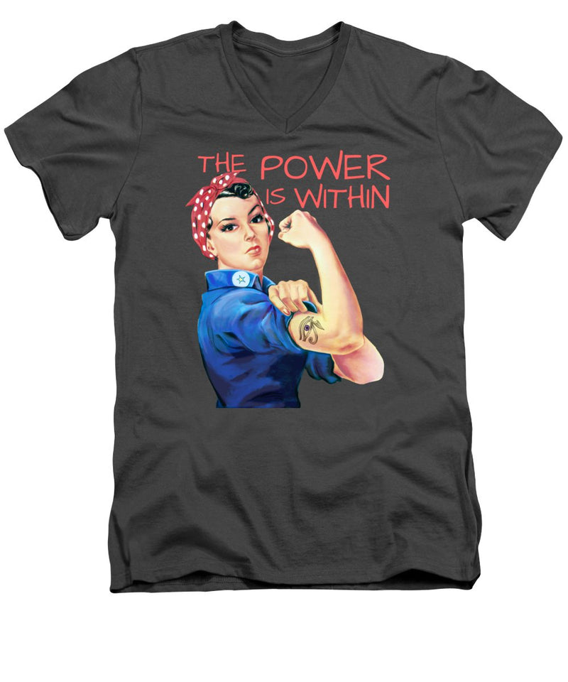 The Power Is Within - Men's V-Neck T-Shirt