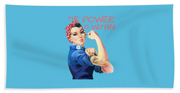 The Power Is Within - Beach Towel