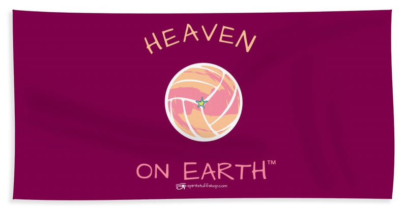 Volleyball Heaven On Earth - Beach Towel