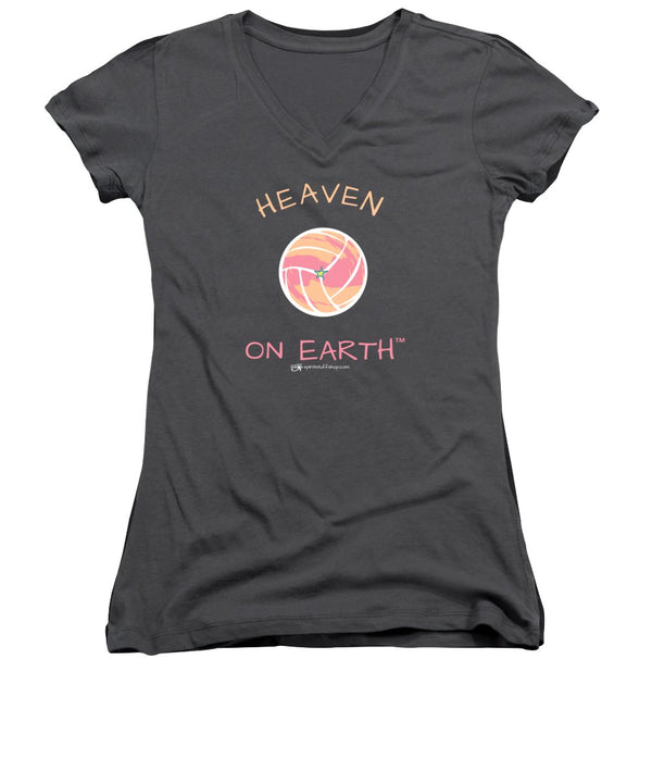 Volleyball Heaven On Earth - Women's V-Neck