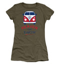 Vw Happy Camper Heaven On Earth - Women's T-Shirt