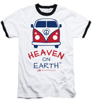 Vw Happy Camper Heaven On Earth - Baseball T-Shirt