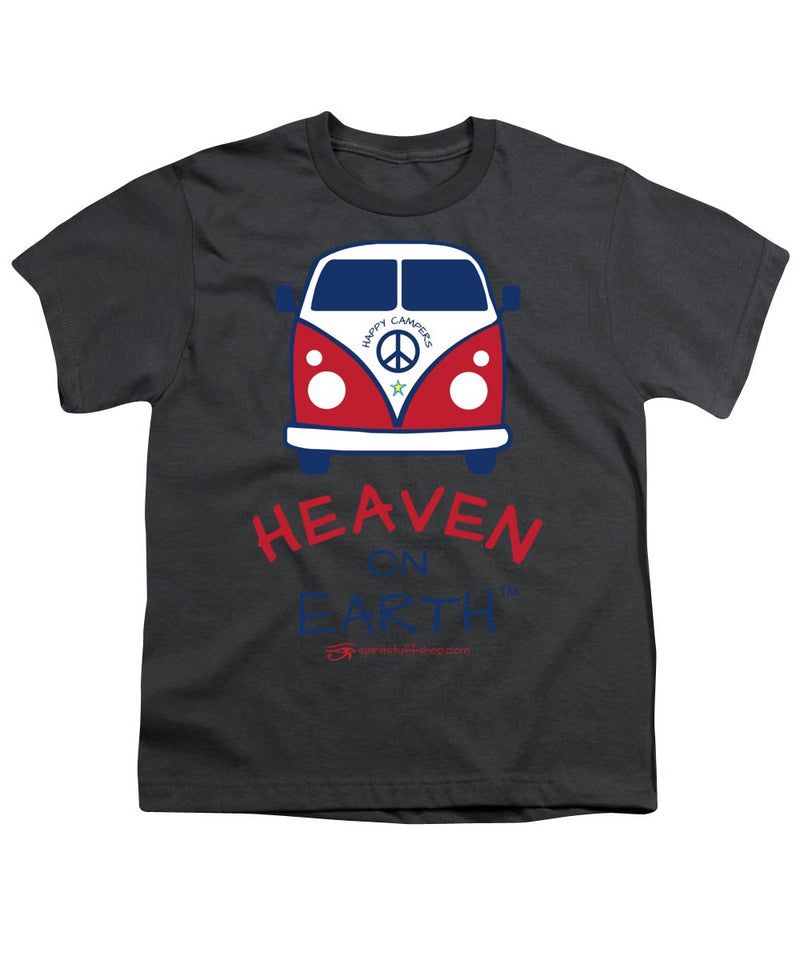 Vw Happy Camper Heaven On Earth - Youth T-Shirt
