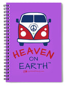 Vw Happy Camper Heaven On Earth - Spiral Notebook