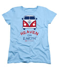 Vw Happy Camper Heaven On Earth - Women's T-Shirt (Standard Fit)
